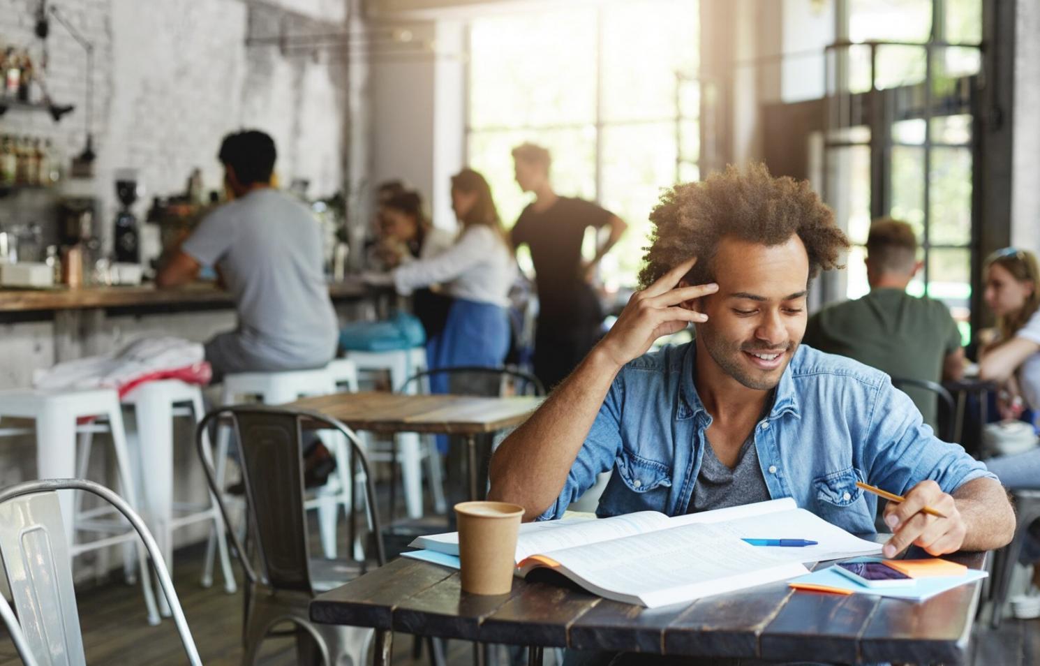 Business team collaborating on financial planning session