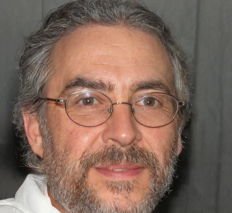 Business professional reviewing financial training materials